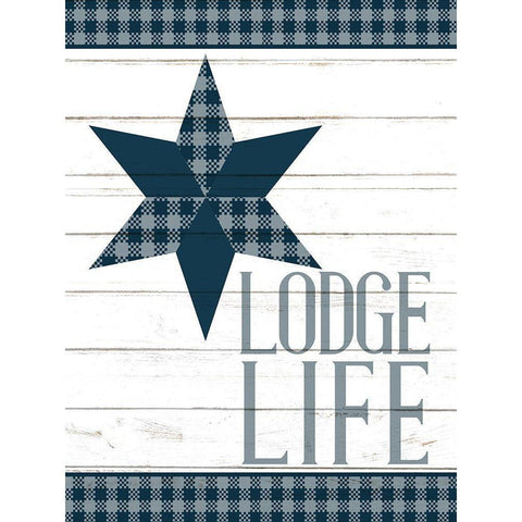 To the Lodge 6 Gold Ornate Wood Framed Art Print with Double Matting by Allen, Kimberly