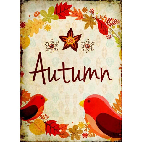 Autumn White Modern Wood Framed Art Print by Allen, Kimberly