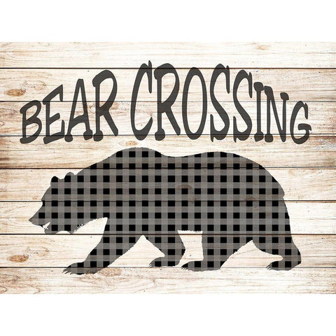 Crossing 1 Black Modern Wood Framed Art Print by Allen, Kimberly