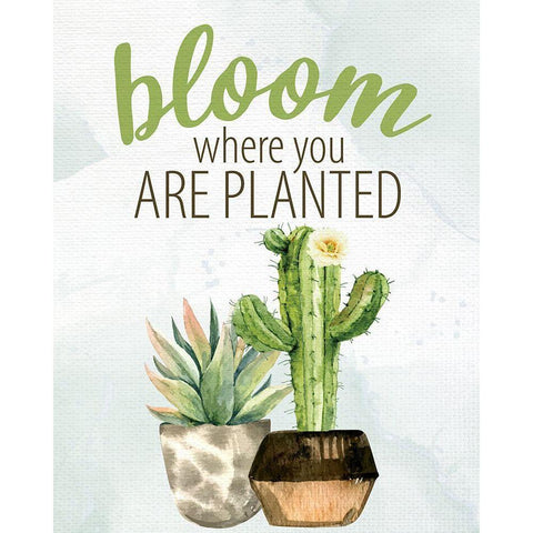 Bloom White Modern Wood Framed Art Print by Allen, Kimberly