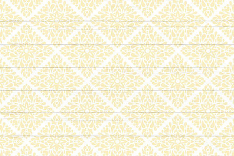 Mason Jar Floral 9 White Modern Wood Framed Art Print with Double Matting by Allen, Kimberly