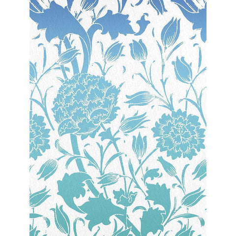 Motif Summer 1 Black Modern Wood Framed Art Print with Double Matting by Allen, Kimberly