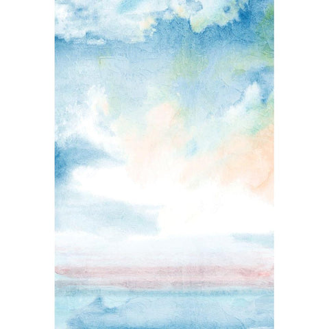Sunset of the Water White Modern Wood Framed Art Print by Allen, Kimberly