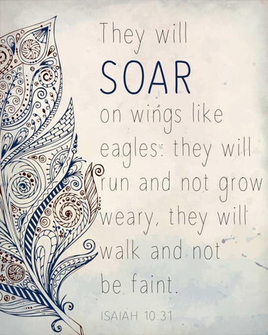 Soar On Wings Black Ornate Wood Framed Art Print with Double Matting by Allen, Kimberly