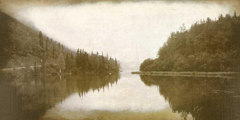 Reflection Black Ornate Wood Framed Art Print with Double Matting by Allen, Kimberly