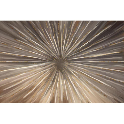 Burst of Life White Modern Wood Framed Art Print by Allen, Kimberly