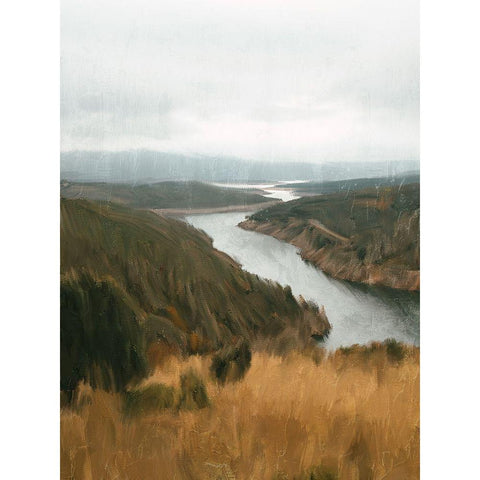 Crest Black Modern Wood Framed Art Print with Double Matting by Allen, Kimberly