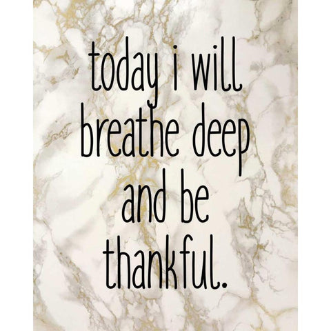 Today I Will Black Modern Wood Framed Art Print by Allen, Kimberly
