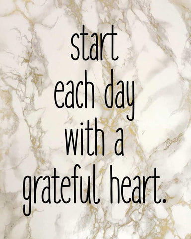 Start Each Day Black Ornate Wood Framed Art Print with Double Matting by Allen, Kimberly