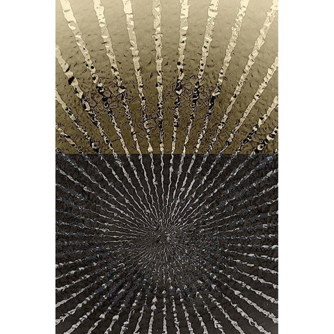 Two Tone Burst Gold Ornate Wood Framed Art Print with Double Matting by Allen, Kimberly