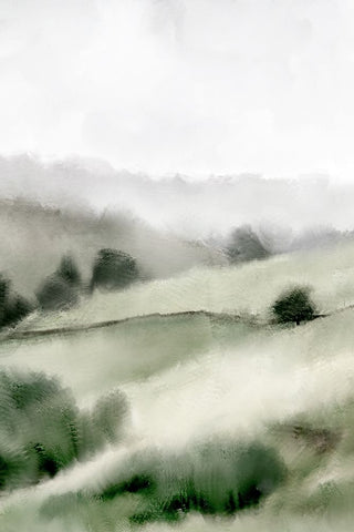 Hillside Black Ornate Wood Framed Art Print with Double Matting by Allen, Kimberly