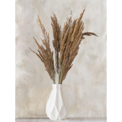 Pampass Vase 2 Black Modern Wood Framed Art Print by Allen, Kimberly