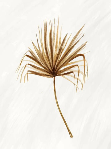 Palmetto 1 White Modern Wood Framed Art Print with Double Matting by Allen, Kimberly