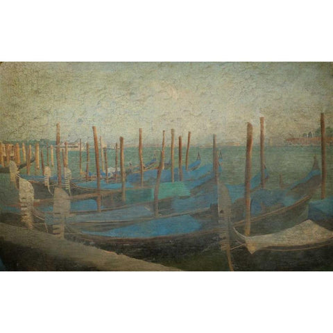 In Venice Gold Ornate Wood Framed Art Print with Double Matting by Allen, Kimberly