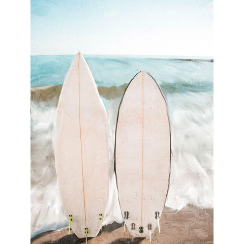 Surf Black Modern Wood Framed Art Print by Allen, Kimberly