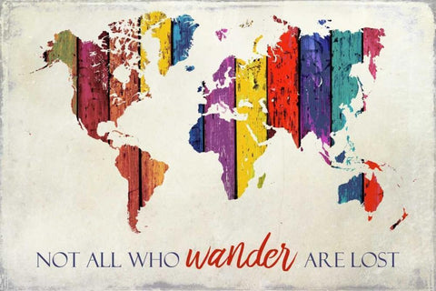 Wander Black Ornate Wood Framed Art Print with Double Matting by Allen, Kimberly