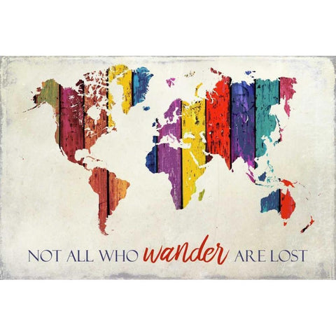 Wander Gold Ornate Wood Framed Art Print with Double Matting by Allen, Kimberly