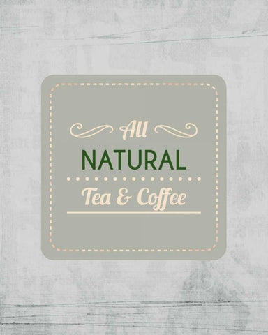 All Natural 1 White Modern Wood Framed Art Print with Double Matting by Allen, Kimberly