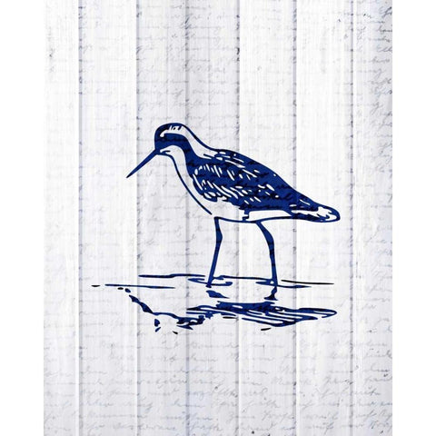 Seaside Wood 2 Black Modern Wood Framed Art Print by Allen, Kimberly