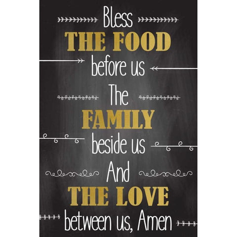 Amen Black Modern Wood Framed Art Print with Double Matting by Allen, Kimberly