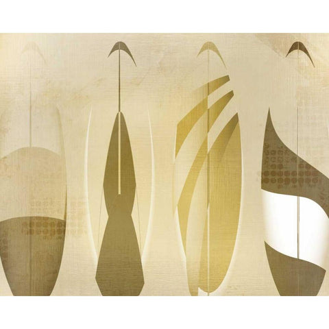 Going Surfing C Black Modern Wood Framed Art Print with Double Matting by Allen, Kimberly