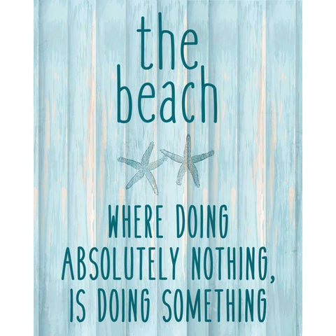 The Beach Gold Ornate Wood Framed Art Print with Double Matting by Allen, Kimberly