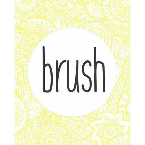 Wash 2 Black Modern Wood Framed Art Print with Double Matting by Allen, Kimberly