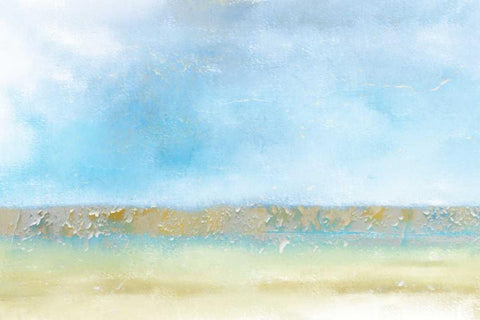 Sea Breeze White Modern Wood Framed Art Print with Double Matting by Allen, Kimberly