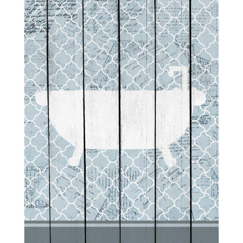 Relax Time 1 White Modern Wood Framed Art Print by Allen, Kimberly