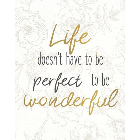 Perfect 1 White Modern Wood Framed Art Print by Allen, Kimberly