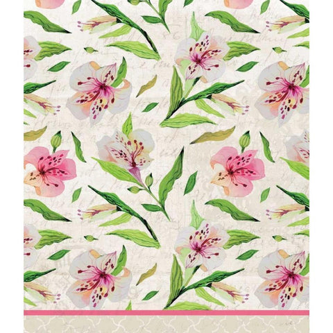 Pink Day Gold Ornate Wood Framed Art Print with Double Matting by Allen, Kimberly