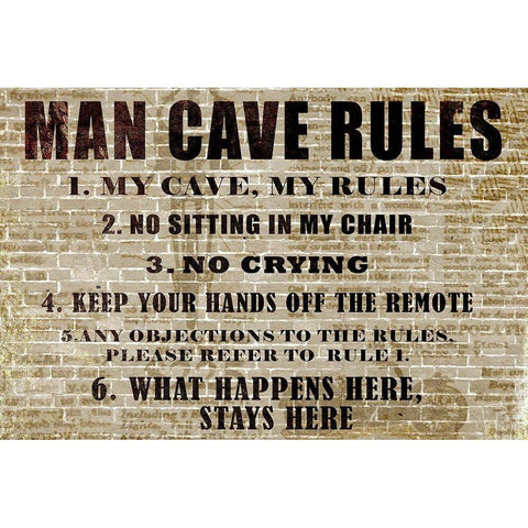 My Rules 2 Black Modern Wood Framed Art Print with Double Matting by Kimberly, Allen