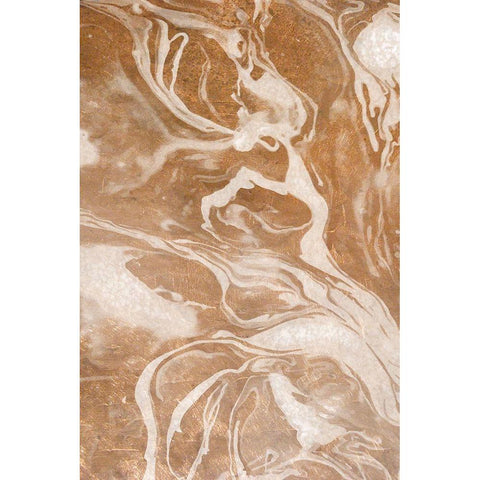 Cosmic Copper 2 White Modern Wood Framed Art Print by Allen, Kimberly