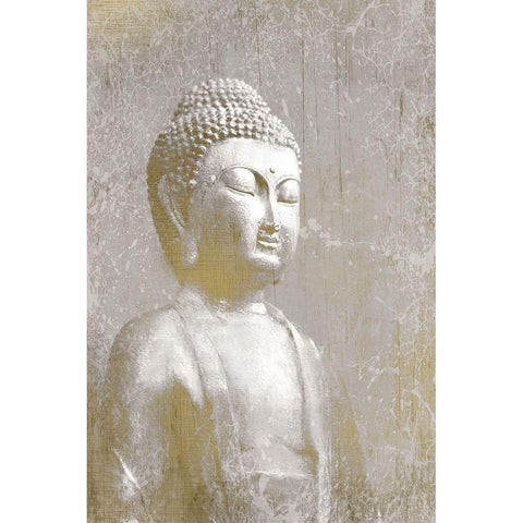 Buddha Dreams Gold Ornate Wood Framed Art Print with Double Matting by Kimberly, Allen
