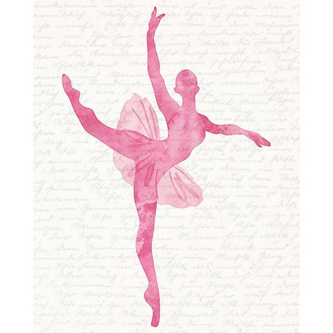 Dance 1 Gold Ornate Wood Framed Art Print with Double Matting by Kimberly, Allen