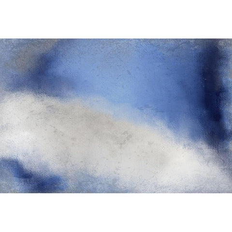 Streak of Light Black Modern Wood Framed Art Print with Double Matting by Kimberly, Allen