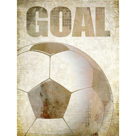 Goal White Modern Wood Framed Art Print by Kimberly, Allen