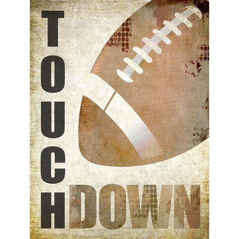 Touch Down Black Modern Wood Framed Art Print with Double Matting by Kimberly, Allen