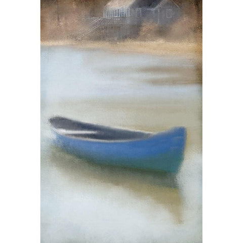 At the Lake House Black Modern Wood Framed Art Print with Double Matting by Kimberly, Allen