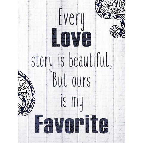 Always Love 1 Black Modern Wood Framed Art Print by Kimberly, Allen