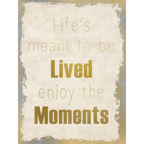 LIfes Journey 3b Black Modern Wood Framed Art Print by Kimberly, Allen