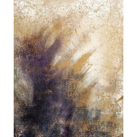 Copper Color 1 Black Modern Wood Framed Art Print by Kimberly, Allen