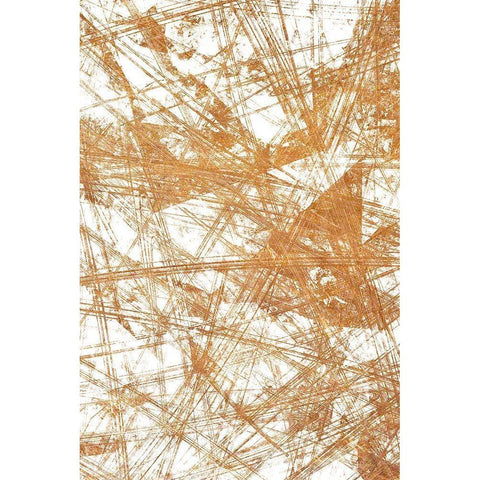 Fractal 2 Black Modern Wood Framed Art Print with Double Matting by Kimberly, Allen