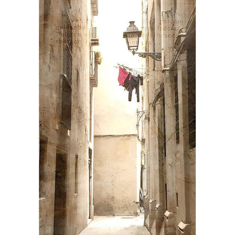 Old World 2 White Modern Wood Framed Art Print by Kimberly, Allen
