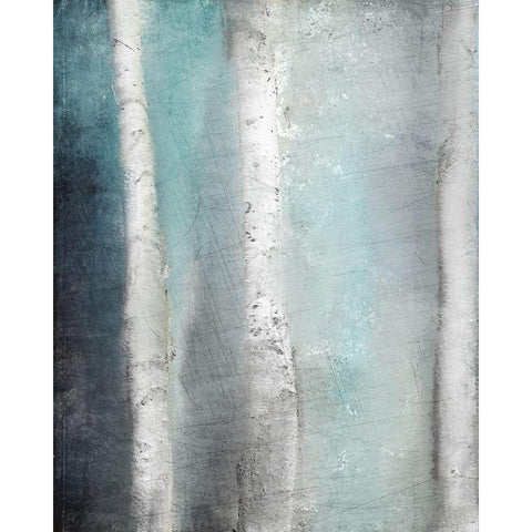 Into The Aspens 2 Black Modern Wood Framed Art Print with Double Matting by Allen, Kimberly