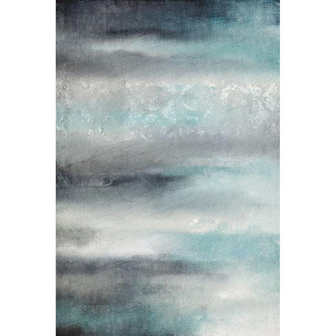 Seascape Black Modern Wood Framed Art Print with Double Matting by Allen, Kimberly