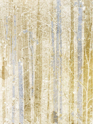 Gilded Forest 2 Black Ornate Wood Framed Art Print with Double Matting by Kimberly, Allen
