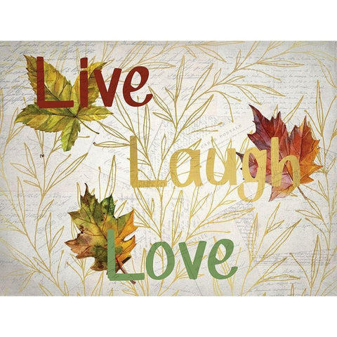 Sentimental Leaves Black Modern Wood Framed Art Print by Kimberly, Allen