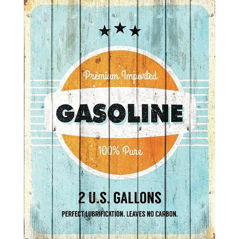 Gasoline Black Modern Wood Framed Art Print with Double Matting by Kimberly, Allen