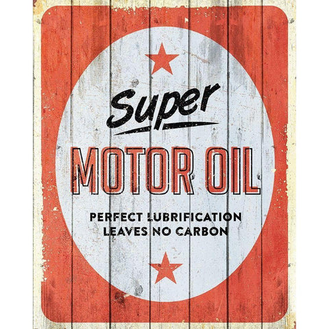 Motor Oil White Modern Wood Framed Art Print by Kimberly, Allen